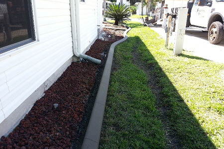 Curbing Gray Brevard county Florida