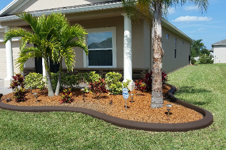 Color Curbing: Chocolate Brown Brevard County Florida