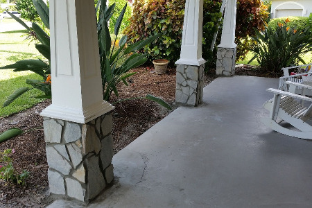 Flagstone Wall Rock Brevard County Florida