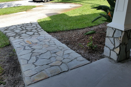 Flagstone Walkway Brevard County Florida