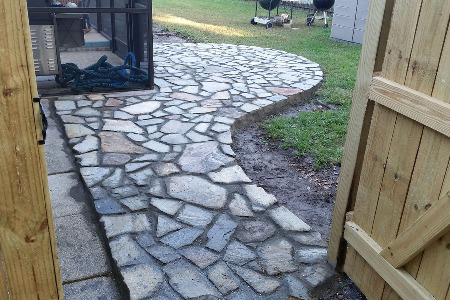 Flagstone Walkway Brevard County Florida