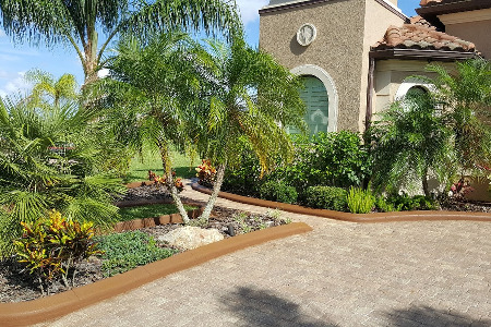 Color Curbing: Autumn Brown Brevard County Florida