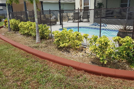 Color Curbing: Terra Cotta Brevard County Florida