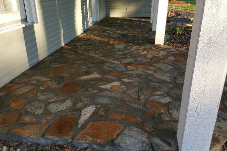 Flagstone Back Porch Brevard County Florida