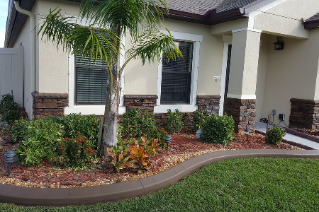 Color Curbing: Chocolate Brown Brevard County Florida