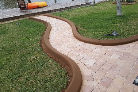 Color Curbing: 735 Brown Brevard County Florida