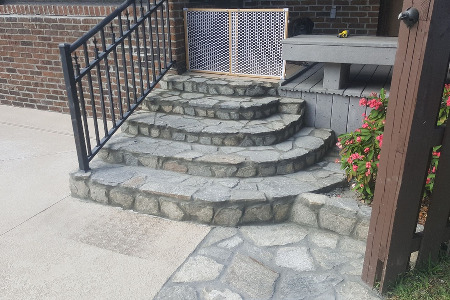 Flagstone Walkway and Stairs Brevard County Florida