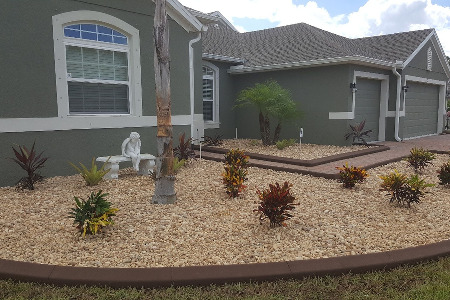 Color Curbing: Chocolate Brown Brevard County Florida