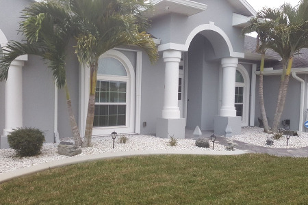 Stained Curbing: Sussex Gray Brevard County Florida