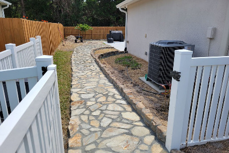 Flagstone Walkway Brevard County Florida