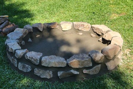 Flagstone Firepit Brevard County Florida