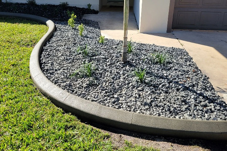 Curbing Gray Brevard county Florida